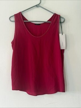 Ikks Women's Sleeveless Tank Top in Deep Raspberry